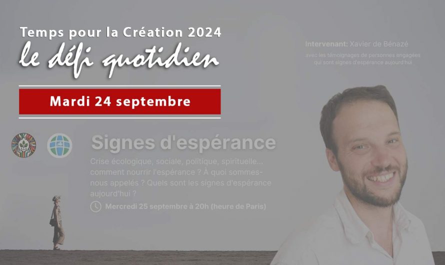 24 septembre – Podcast ou documentaire engagés : écouter et partager un podcast ou un documentaire de chrétiens engagés pour le soin de la Création